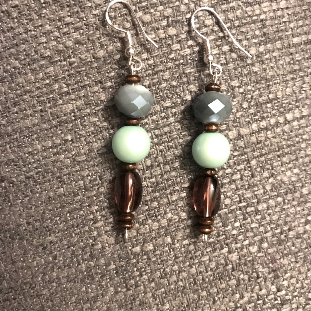 American made original earrings Sterling Silver.